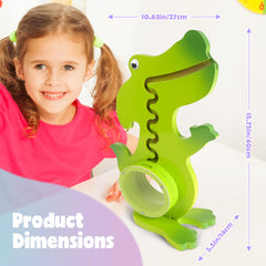 Vennocci dinosaur piggy bank large capacity supports long-term savings and daily use.