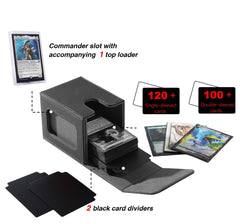 Venssu MTG deck box includes a top loader for protection.
