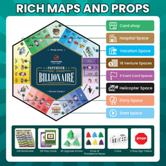 VENTURE CATCHER Paycheck to Billionaire players in action practicing strategic planning.