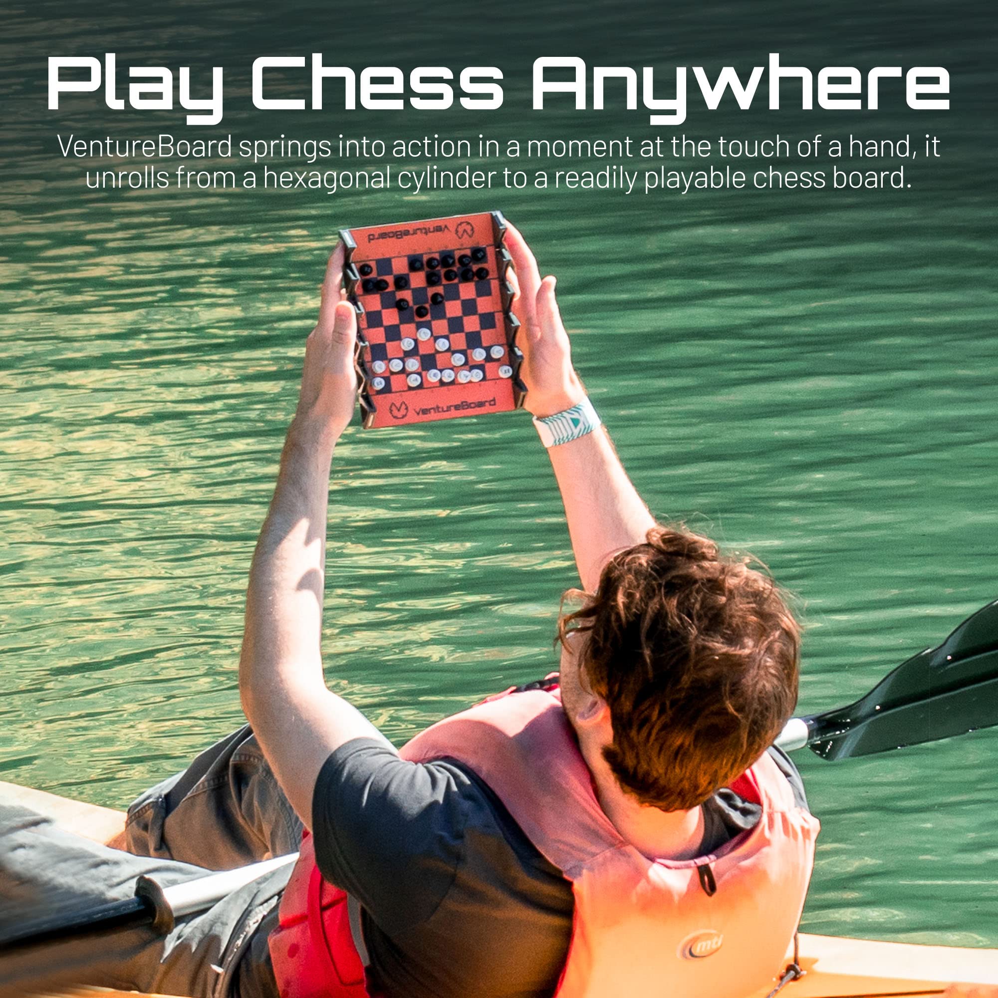 VentureBoard interlocking panels create a sturdy play surface.