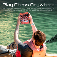 VentureBoard interlocking panels create a sturdy play surface.
