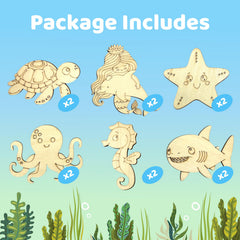 VENUSFIT Sea thank-you cards for charming party keepsakes.