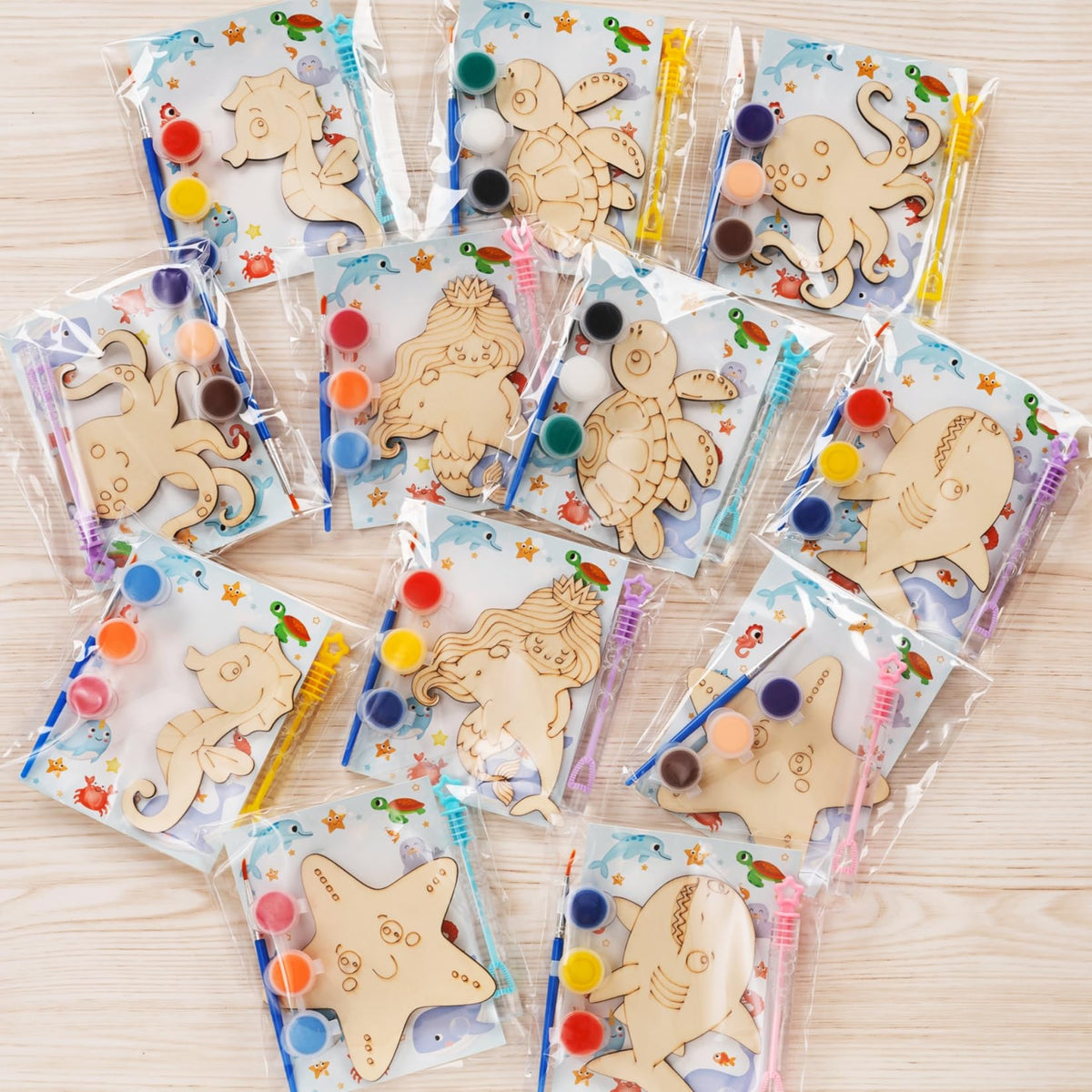 VENUSFIT Under-the-Sea bubble wands for easy, bubbly party fun.