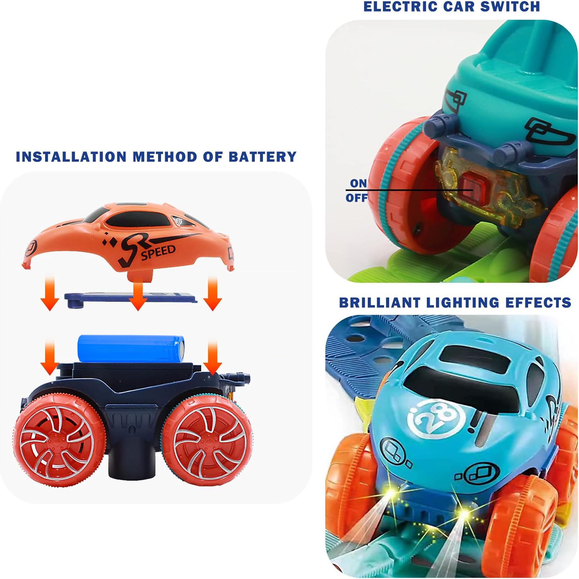 Veook car casings protect the toy car during active play.