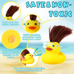 VercanMonth wigs and curls on ducks for DIY fashion