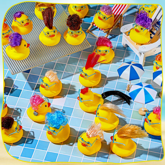 VercanMonth tiny 2 inch ducks for small hands and playtime