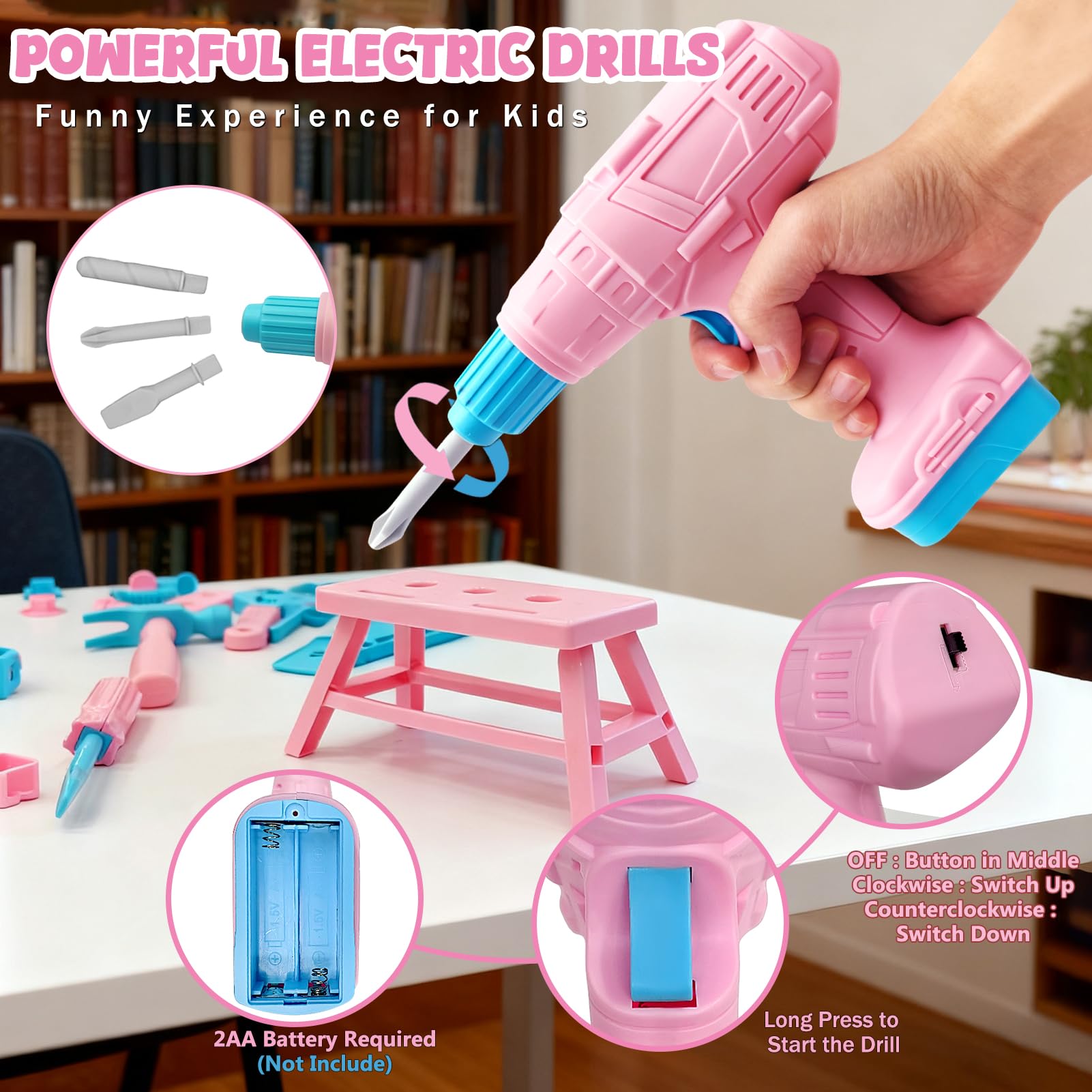 Verceco colorful tools and screws actually fit for interactive build