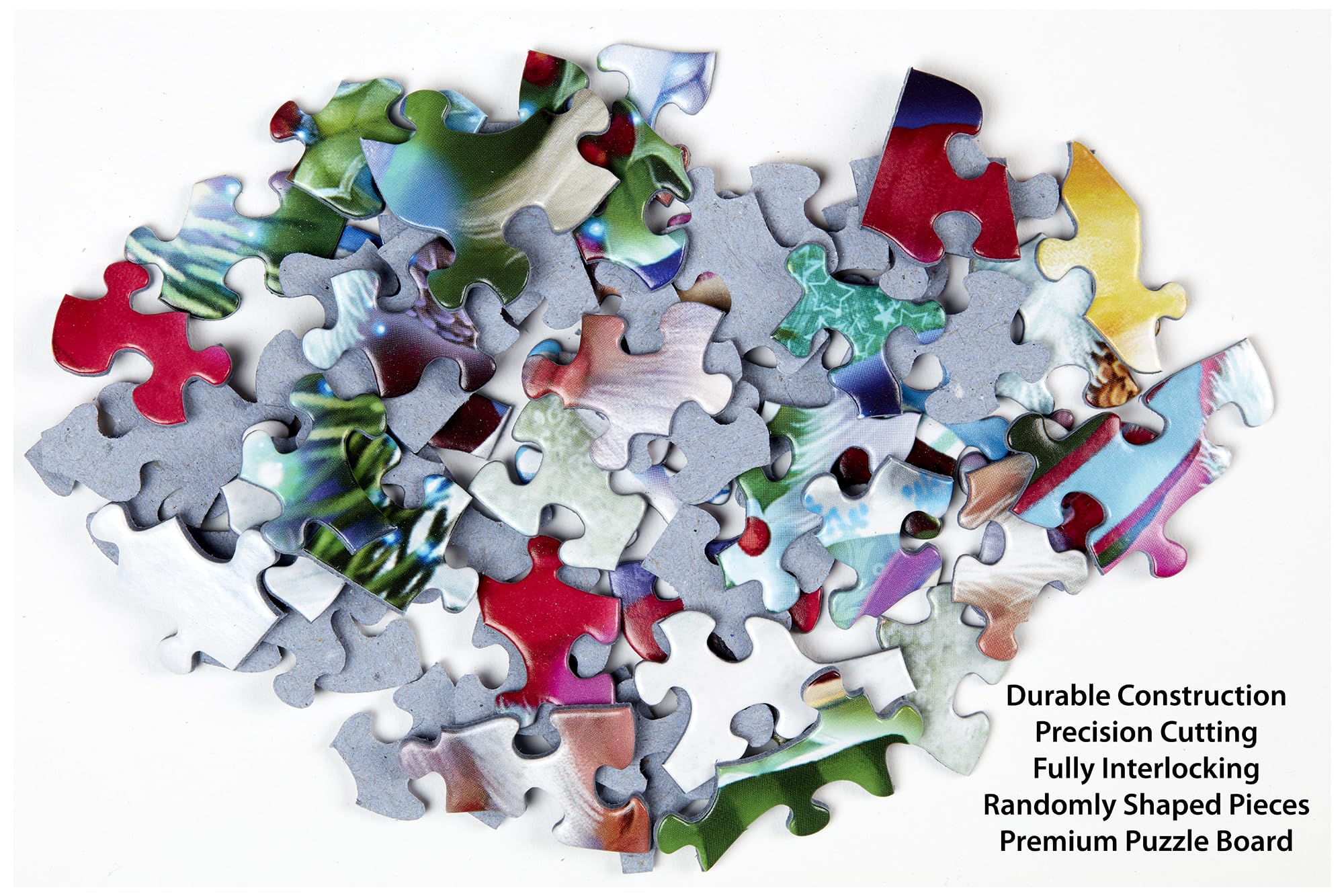 Vermont Christmas Company 1000-piece interlocking puzzle offers a challenging build