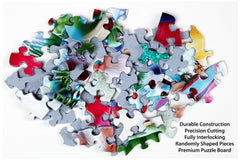 Vermont Christmas Company 1000-piece interlocking puzzle offers a challenging build