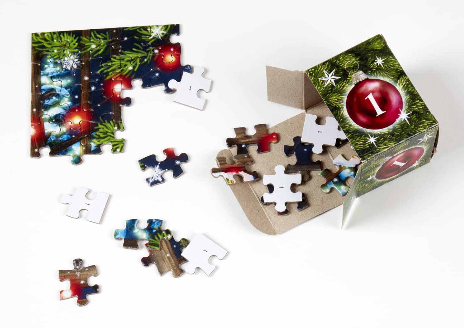Vermont Christmas Company premium puzzle board thick recycled materials for durable play.