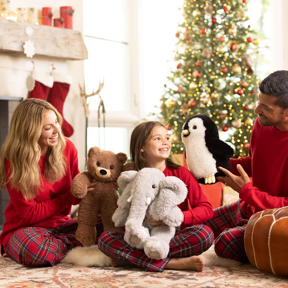 Vermont Teddy Bear Cuddly Soft baby-toy-friendly design is great for toddler gift sets.