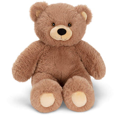 Vermont Teddy Bear Cuddly Soft recycled-stuffing and ultra-plush fur support eco-friendly cuddles.