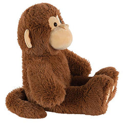 Vermont Teddy Bear Monkey detailed nose and face, adds character to playtime.