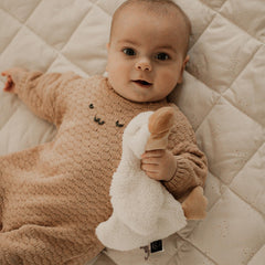 Veronea Helga cannoli-cream color supports soothing sensory play.