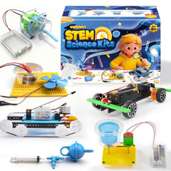 Verowit 6-in-1 STEM kit assembly scene designed to boost hands-on skills.
