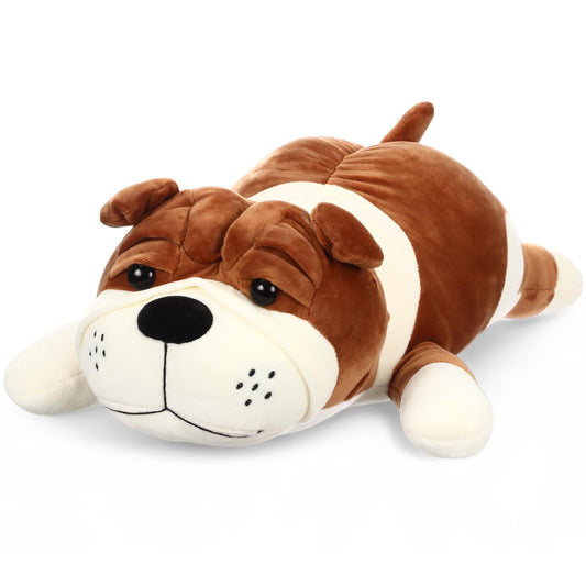 Vertintong 17.7-inch huggable dog plush, a cozy cuddle companion for kids.