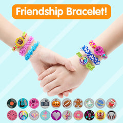 VERTOY bobbin-button-closures for clean knots and adjustable bracelet length.