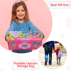 Child playing with VERTOY garden set during pretend play.
