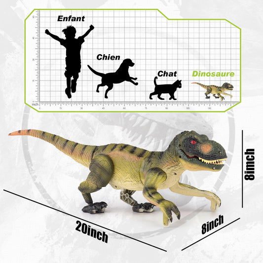 VERTOY dino toy with LED lights and spray creates immersive light and mist effects.