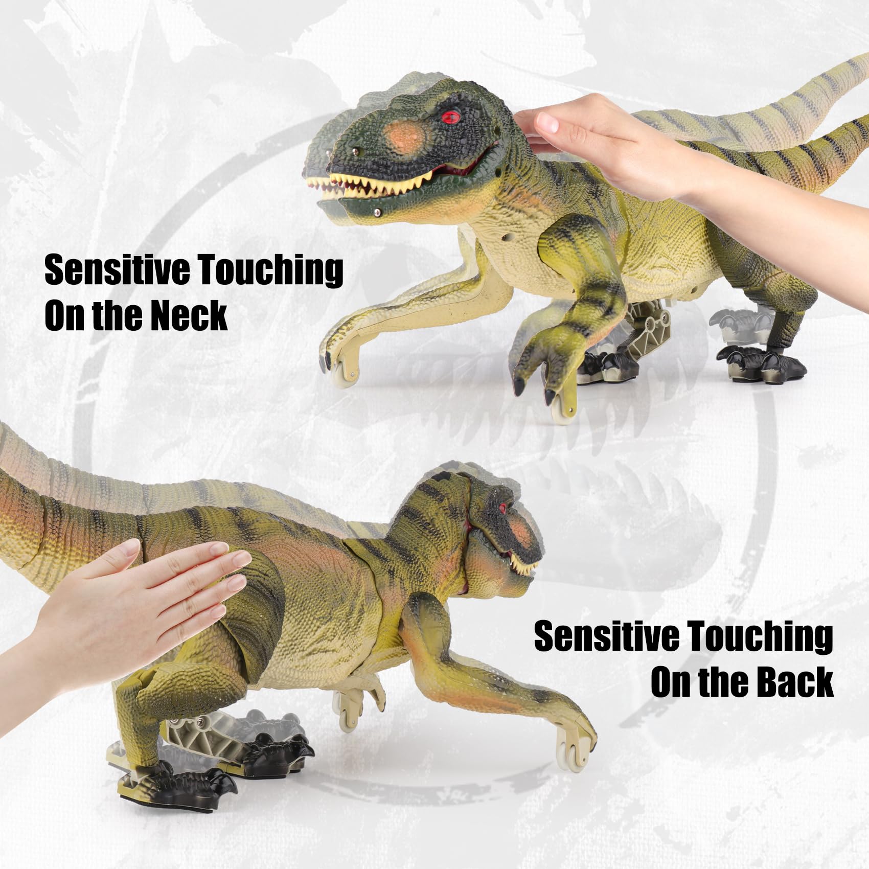 VERTOY dinosaur roars realistically for engaging pretend adventures and storytelling.
