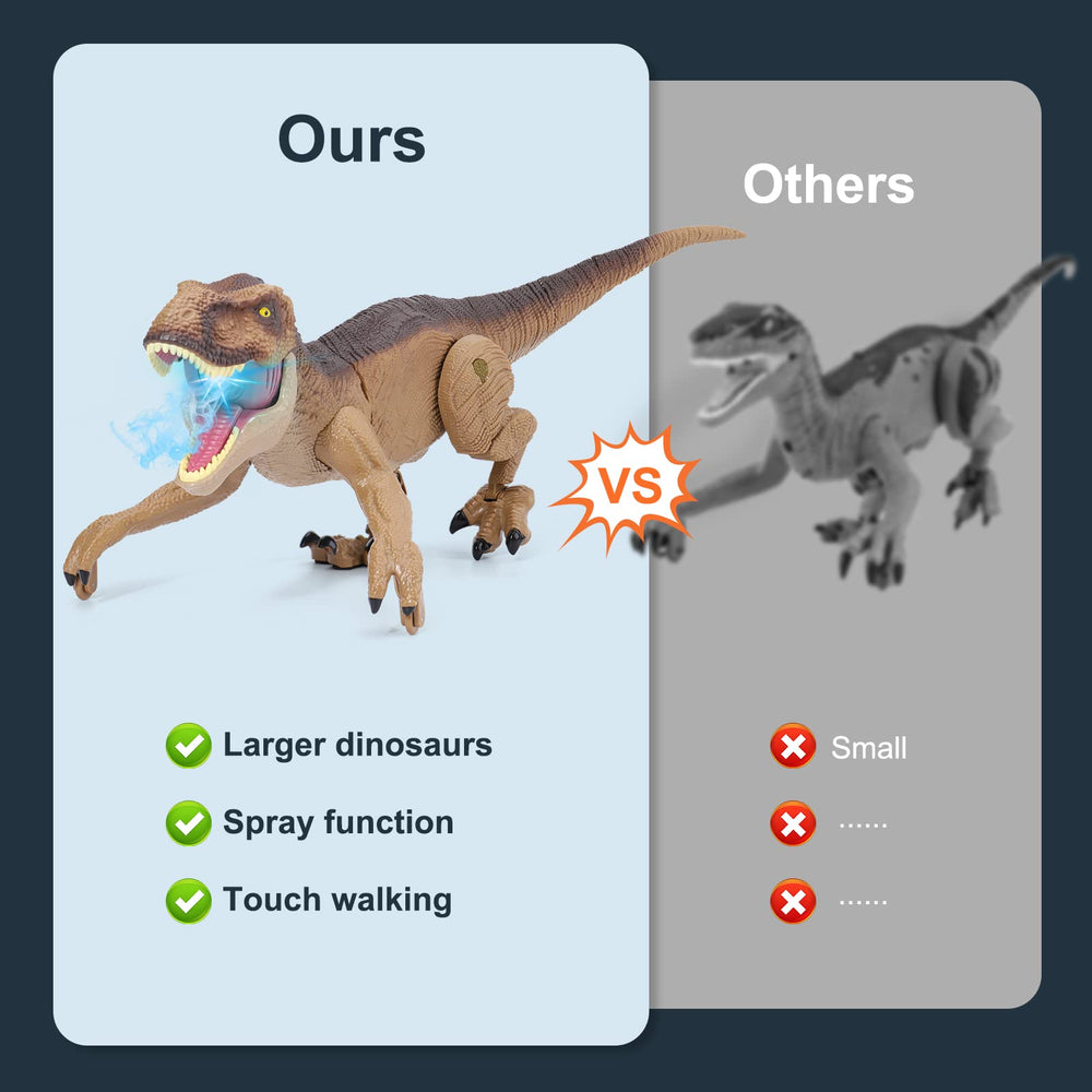 VERTOY dinosaur spray and light effects for nighttime adventures