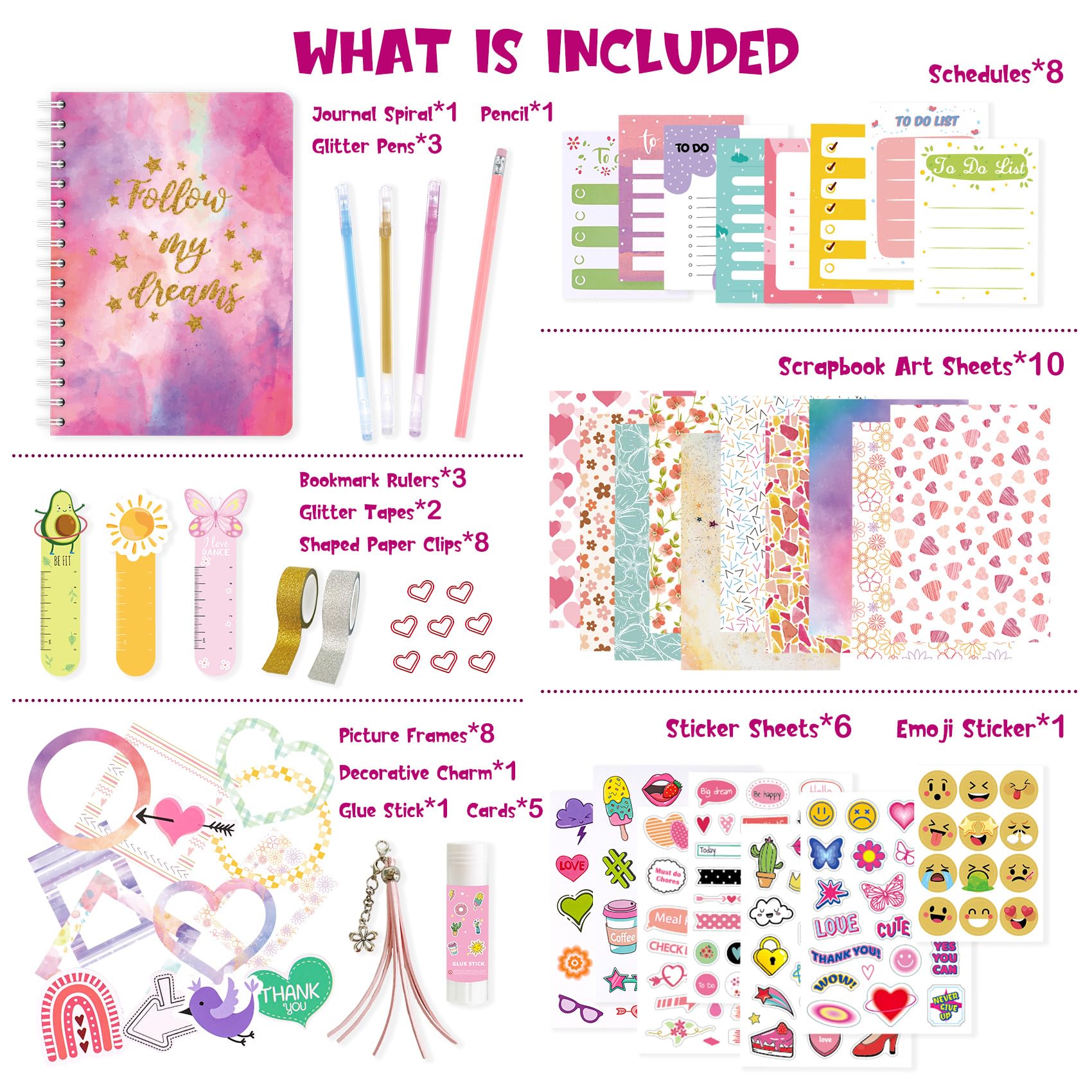 VERTOY sticker sheets and decorative tapes personalize scrapbooks
