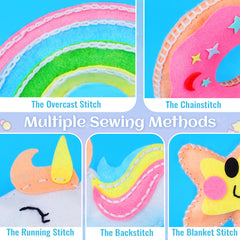 VERTOY pre-cut felt and holes mess free prep for sewing sessions