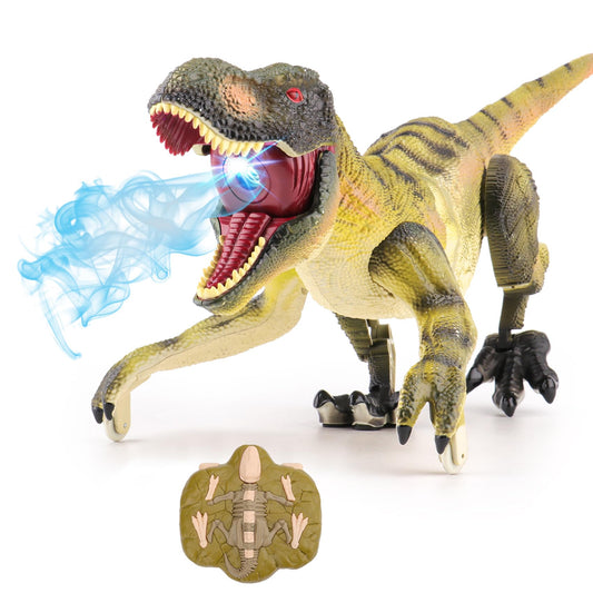 VERTOY remote control dinosaur T-Rex walking action supports imaginative play indoors and outdoors.