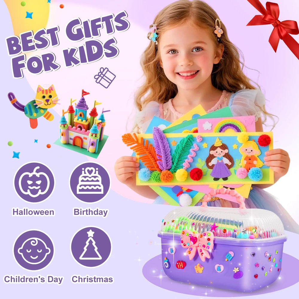 VERYHDSN glitter glue and scented markers add sparkle and scent to projects.