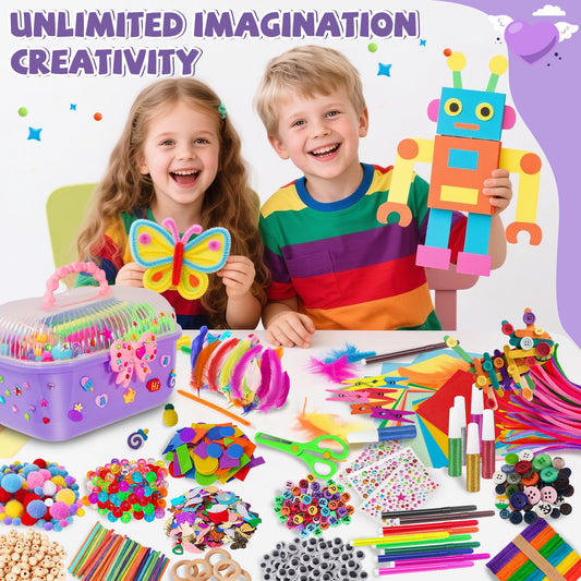 VERYHDSN kit displays beads and buttons ready for personalized jewelry making.