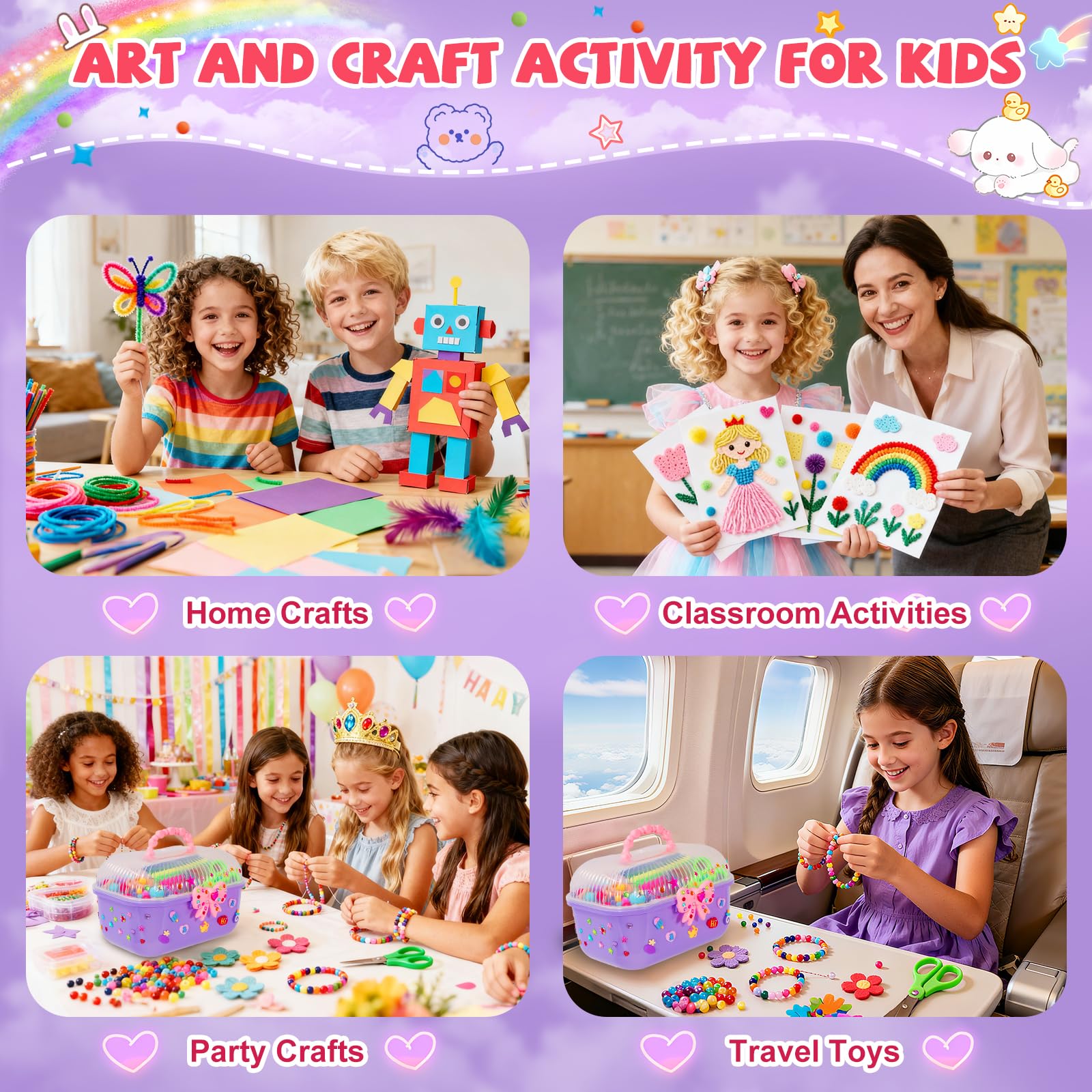 VERYHDSN sticker and foam shapes ignite decorations and storytelling doodles.