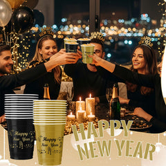 Vesici winter party cups ideal for dorms and gatherings.