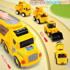 Veslier 9in1 construction truck with sounds and lights for immersive play