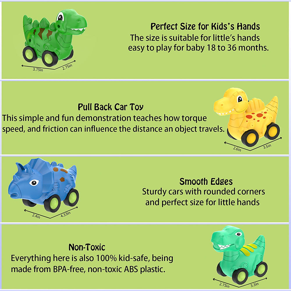 Veslier dinosaur truck head-turn steering allows quick direction changes.
