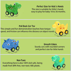 Veslier dinosaur truck head-turn steering allows quick direction changes.