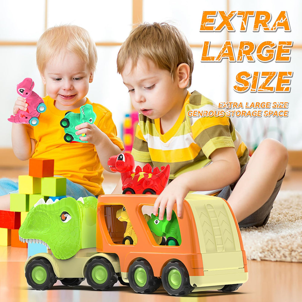 Veslier six mini dinosaur vehicles ready for action