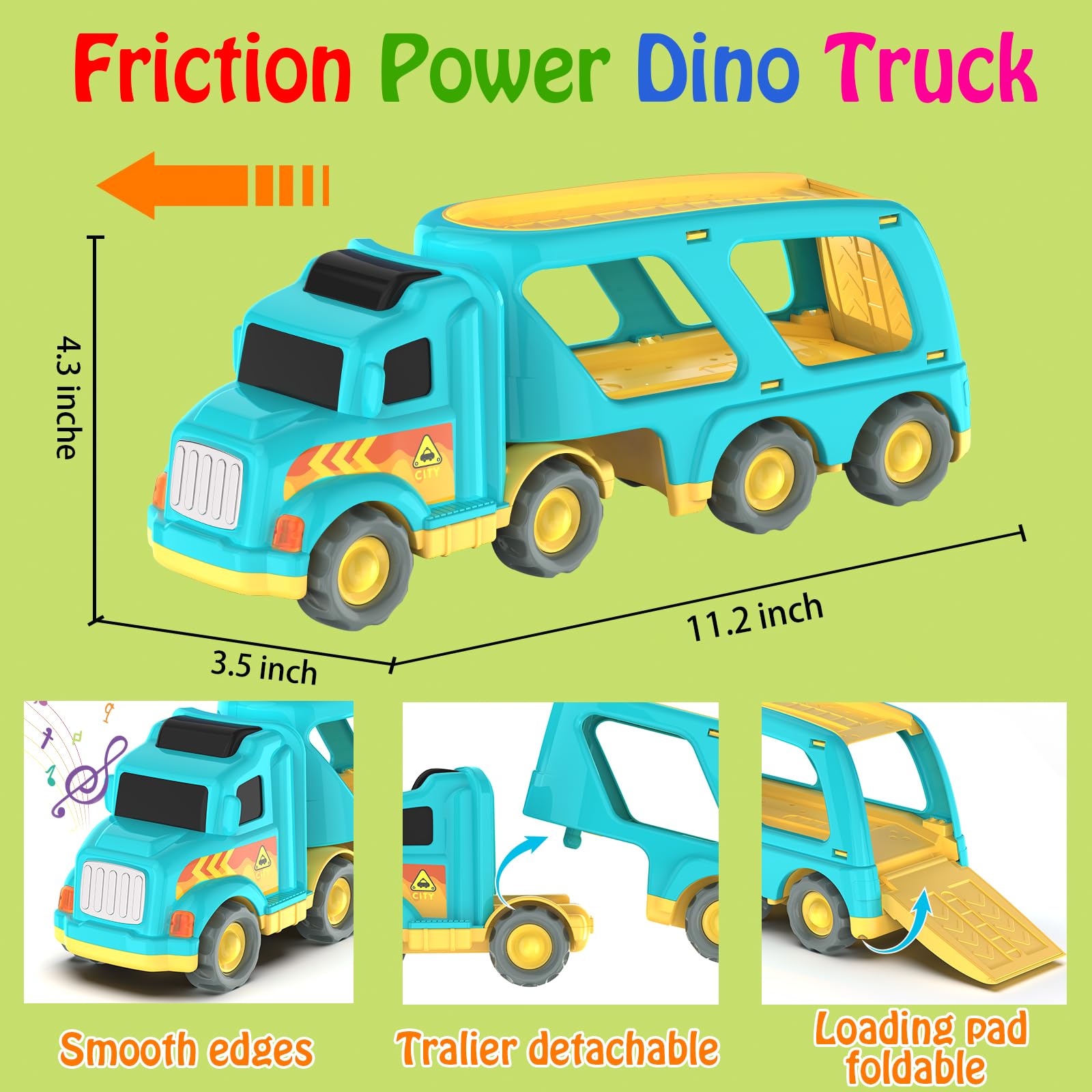Veslier garbage truck image illustrates daily helper role in pretend play.