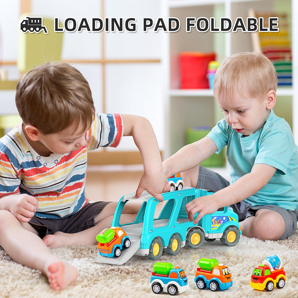 Veslier water trucks encourage outdoor creativity and cooperative play.