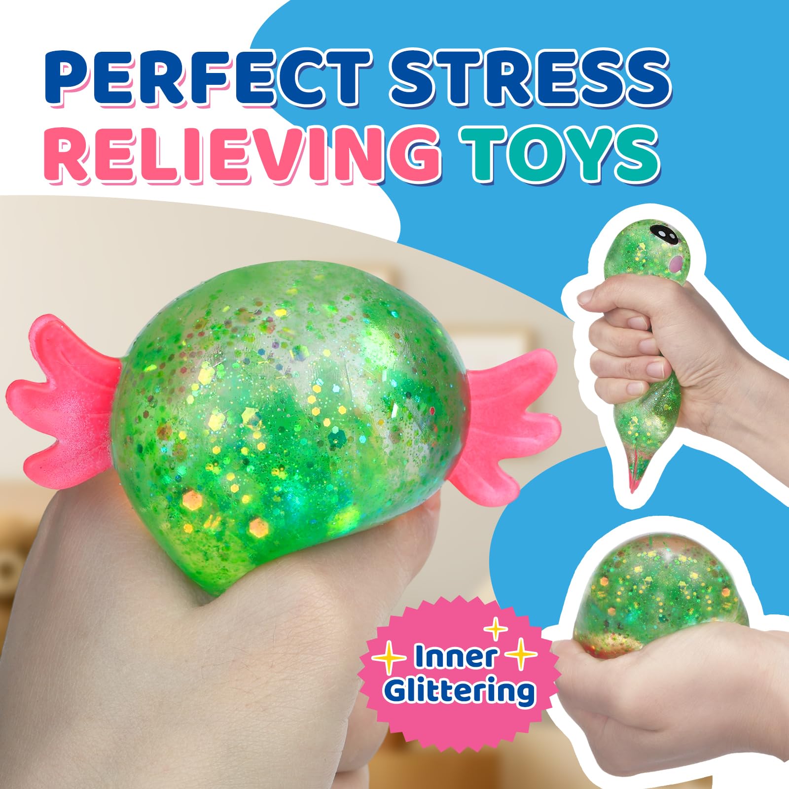 VESPRO axolotl fidget toy supports focus in classrooms and at home.