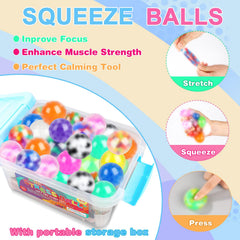 VESPRO BPA-free thermoplastic rubber stress balls ensure safe daily play.