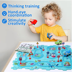VESPRO ocean theme track and cars inspire curious exploration