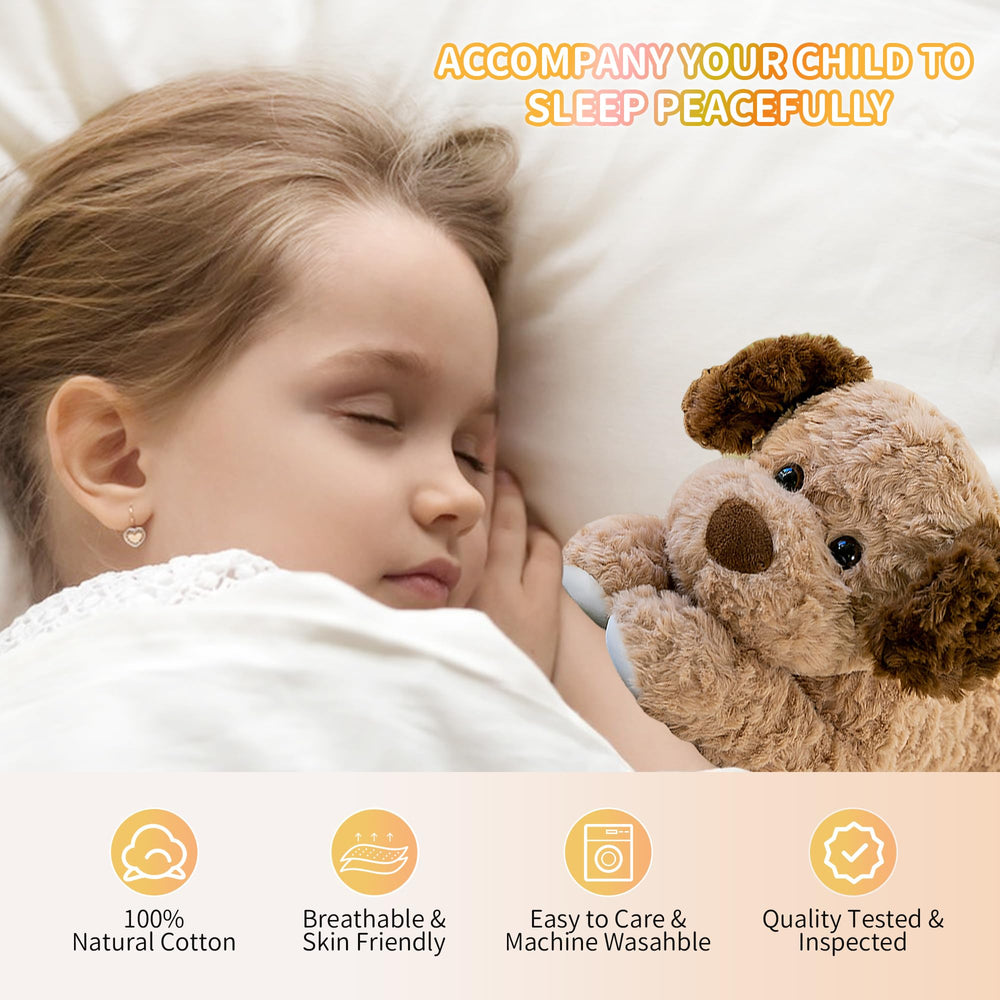 VETENSO weighted dog plush supports restful moments during naps.
