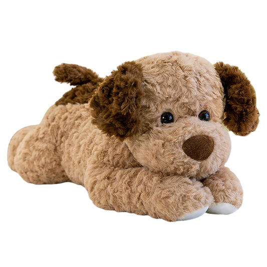 VETENSO 18-inch weighted dog plush with bead-filled body for calming pressure.