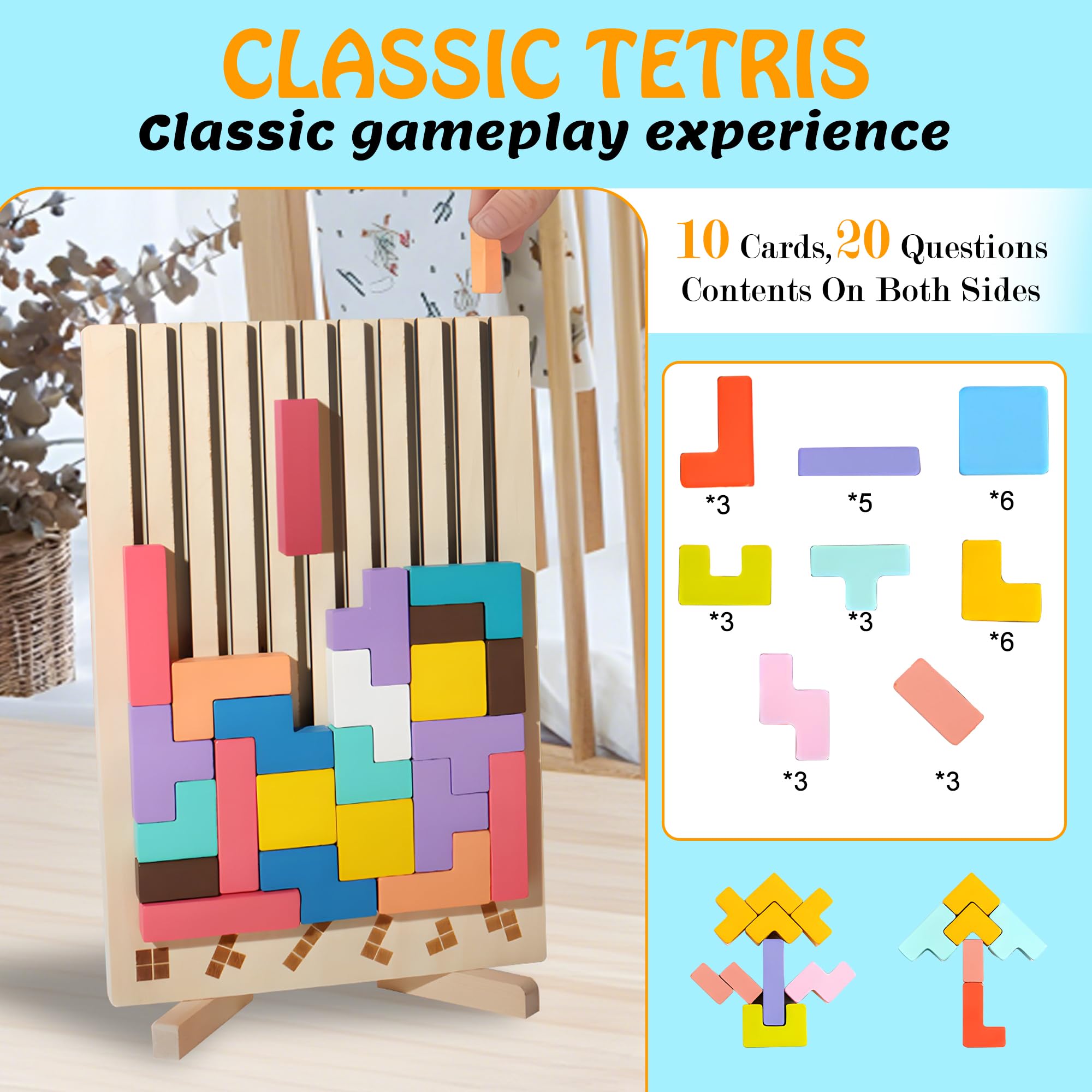 Vexlyrium Russian blocks variety promotes open-ended play and imaginative discovery for toddlers.