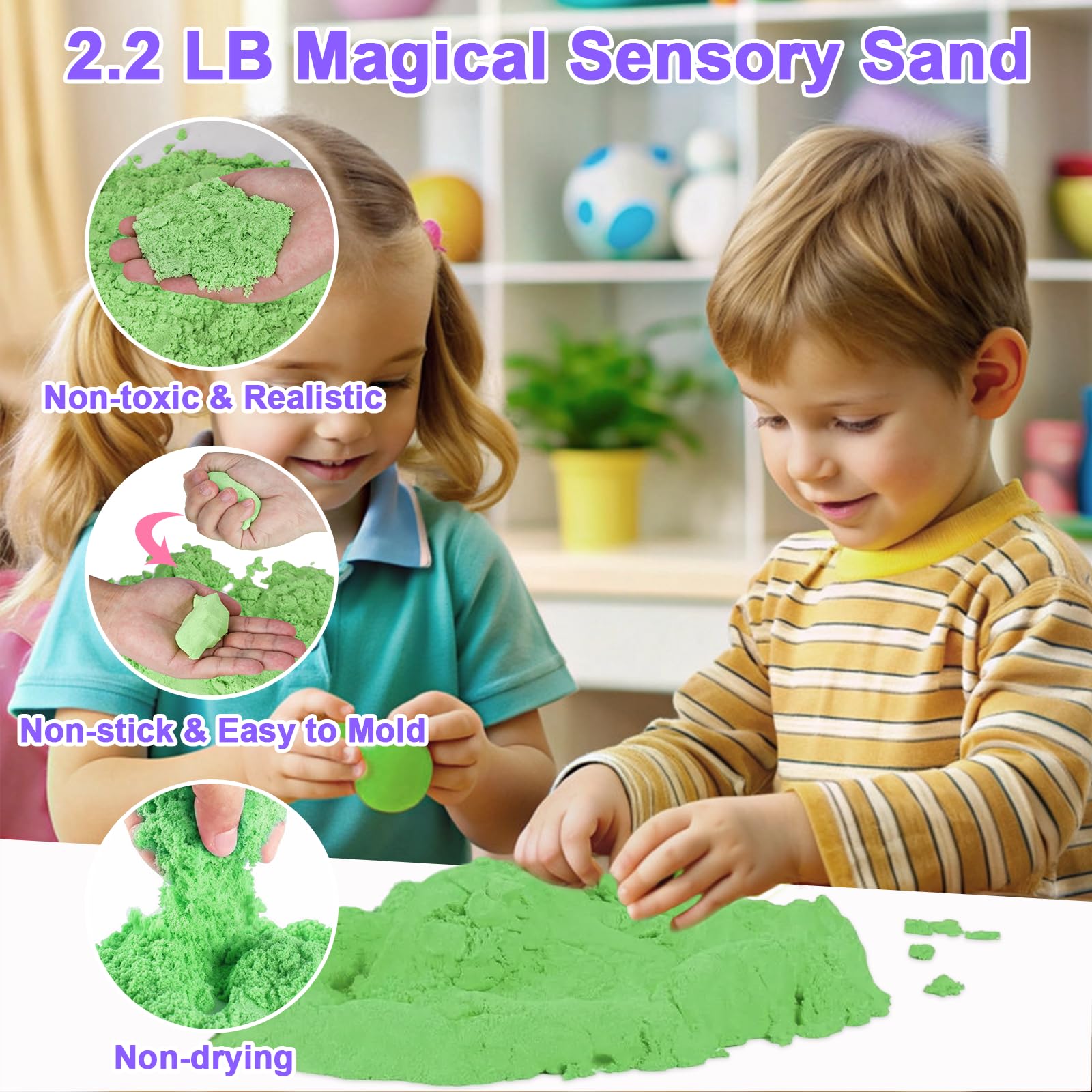 Vextronic sensory bin with easy carry handle for on the go play