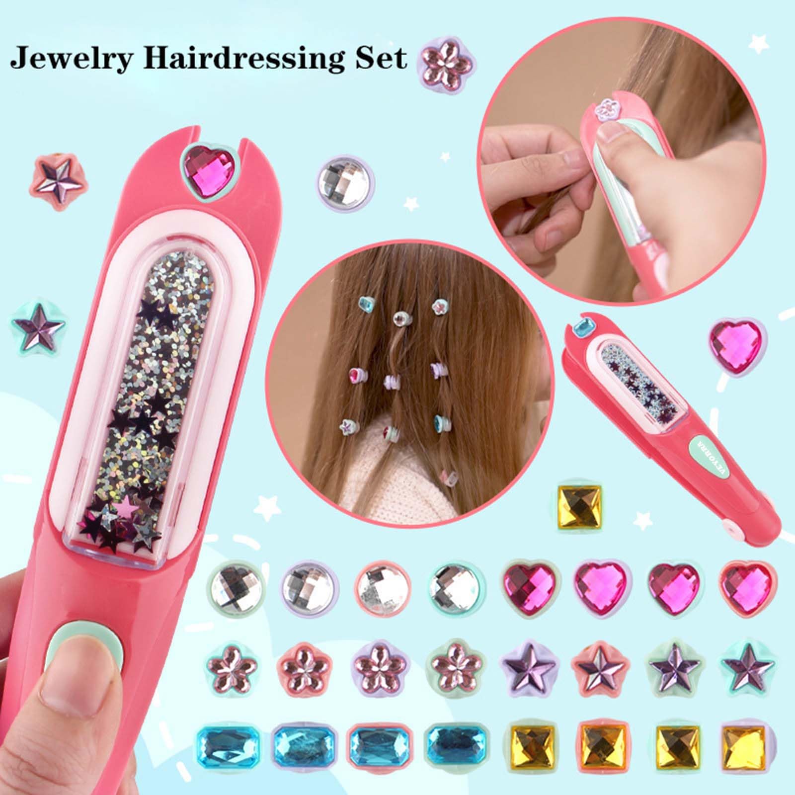 VEYORRA kids hair styling stamper with clamp design for easy use