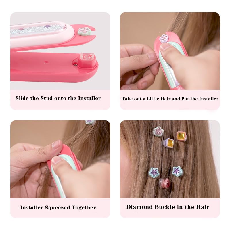 VEYORRA reusable hair gems refill for long lasting shine and creativity