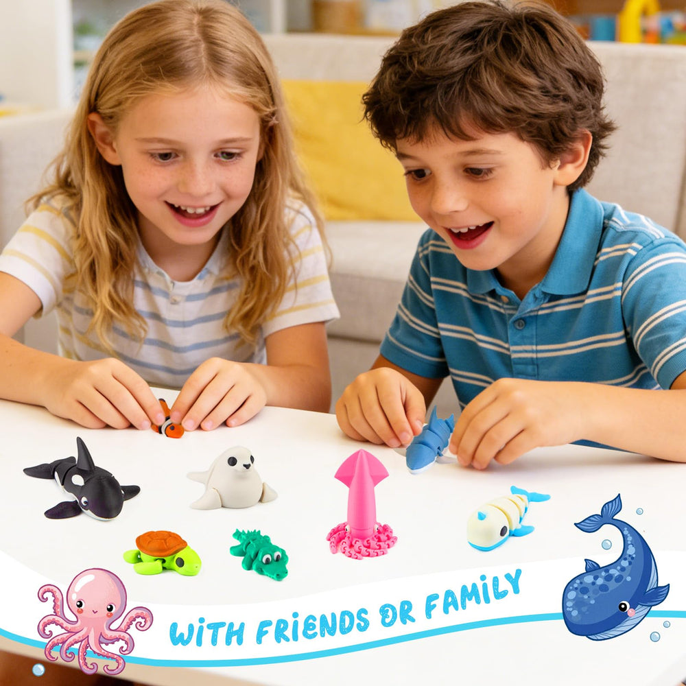 VGBEP sea animals dolphins figurine supports imaginative play and classroom decor.