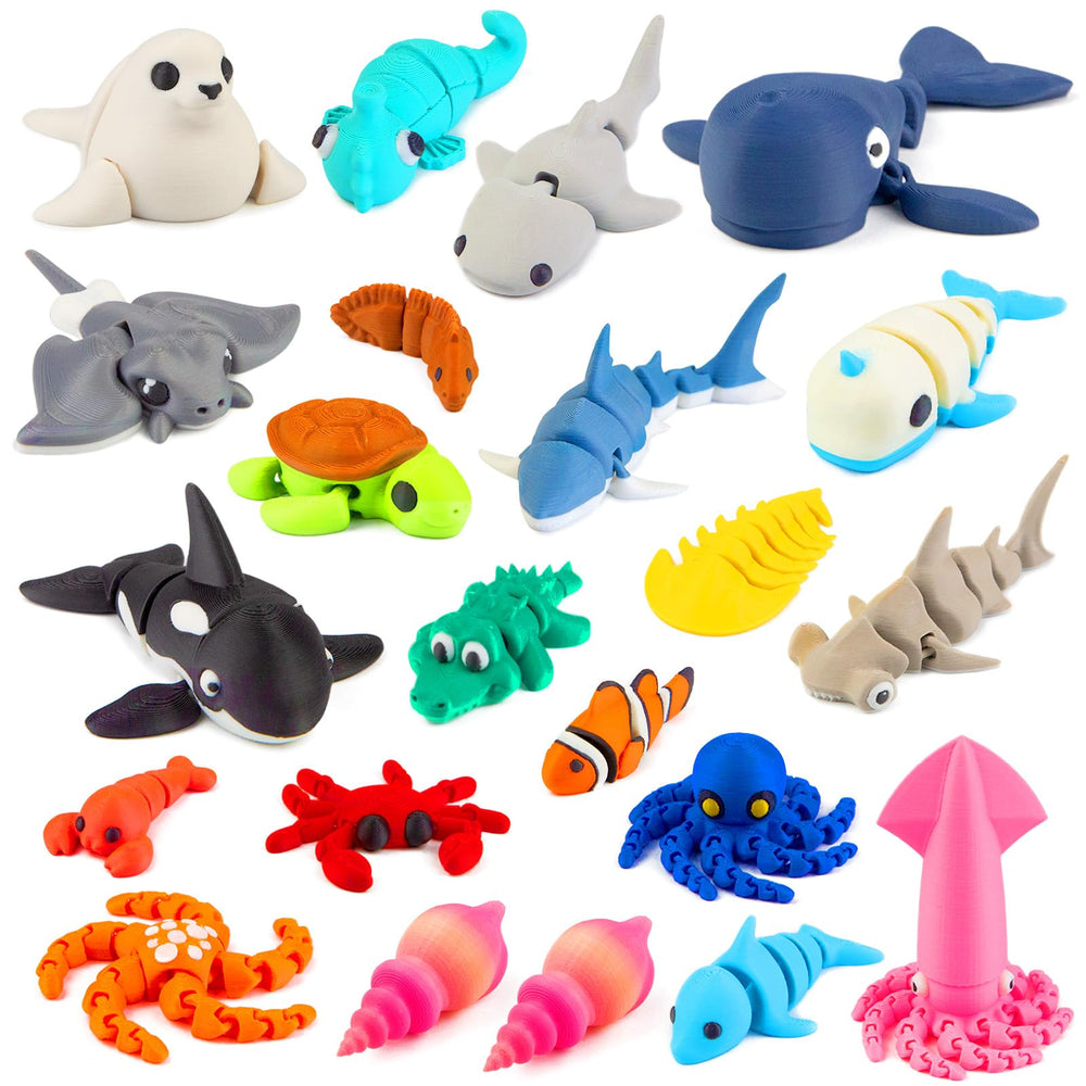 VGBEP sea animals whales figure for desk decor and quiet play.