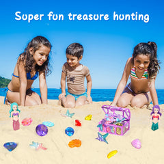 VGOFUN pirate treasure chest for storing discoveries and display